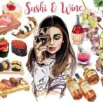 Kit Digital Sushi e Vinho