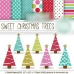 Kit Digital Papeis Arvore de Natal