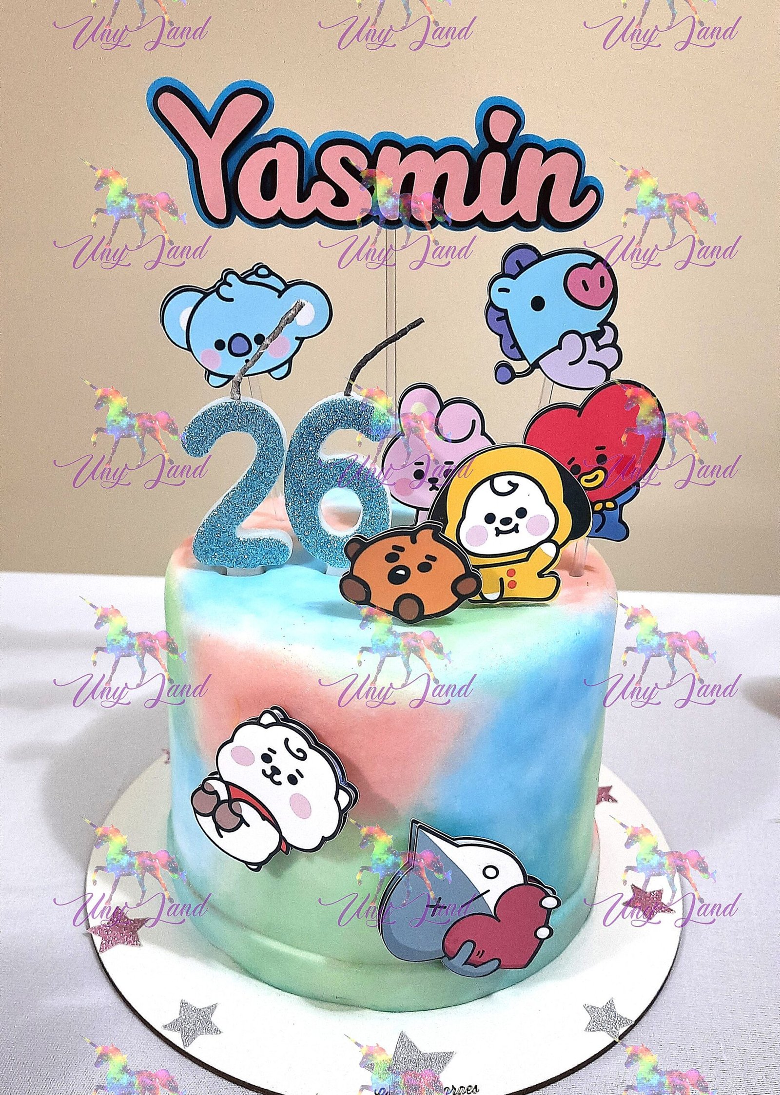 TOPO BT21 Arquivo Topo de Bolo BT21 - Imagem 1