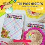Arquivo Festa Junina Tag Grampo para Cabelo