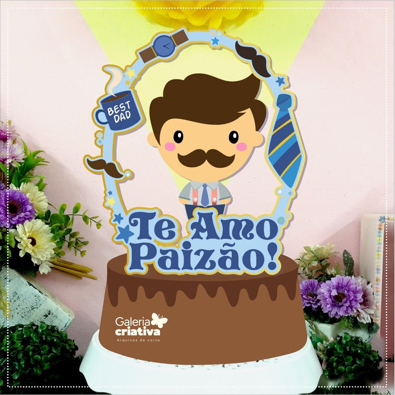 Te Amo Paizão Arquivo dia dos Pais Topo Te Amo Paizão - Imagem 1