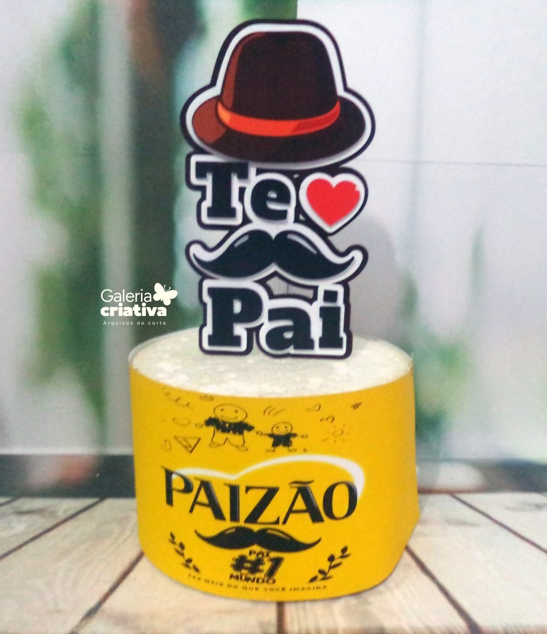 Te amo Pai Bigode Arquivo dia dos Pais Topo Te amo Pai Bigode - Imagem 1