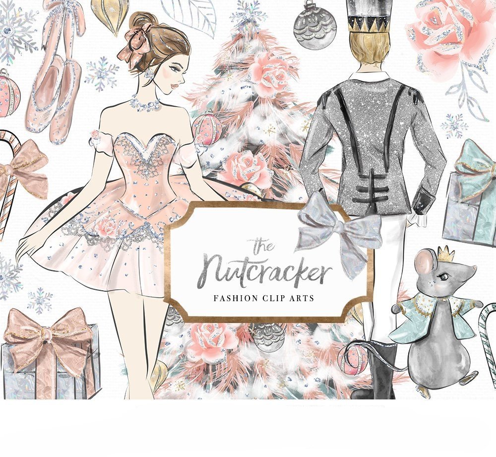 The_Nutcracker_Clipart Kit Digital Quebra Nozes - Imagem 1