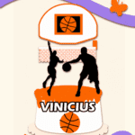 Arquivo Topo de Bolo Basquete