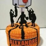 Arquivo Topo de Bolo Basquete com Turma