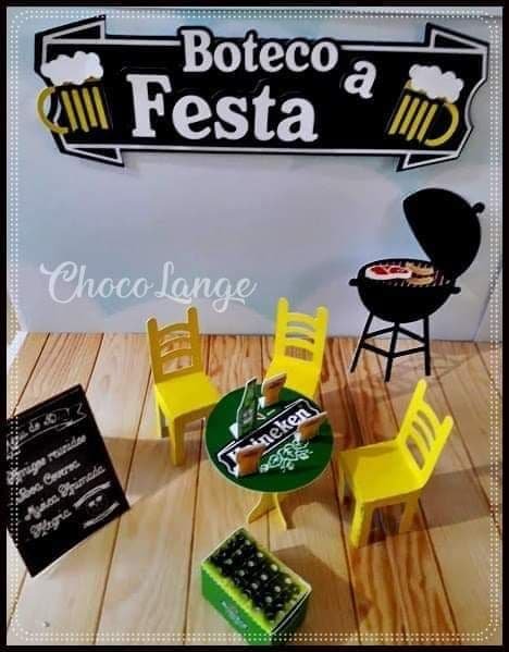 Topo Boteco camadas So Arquivo Topo de Bolo Boteco camadas So - Imagem 1