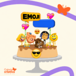 Arquivo Topo de Bolo Emoji Emoticon