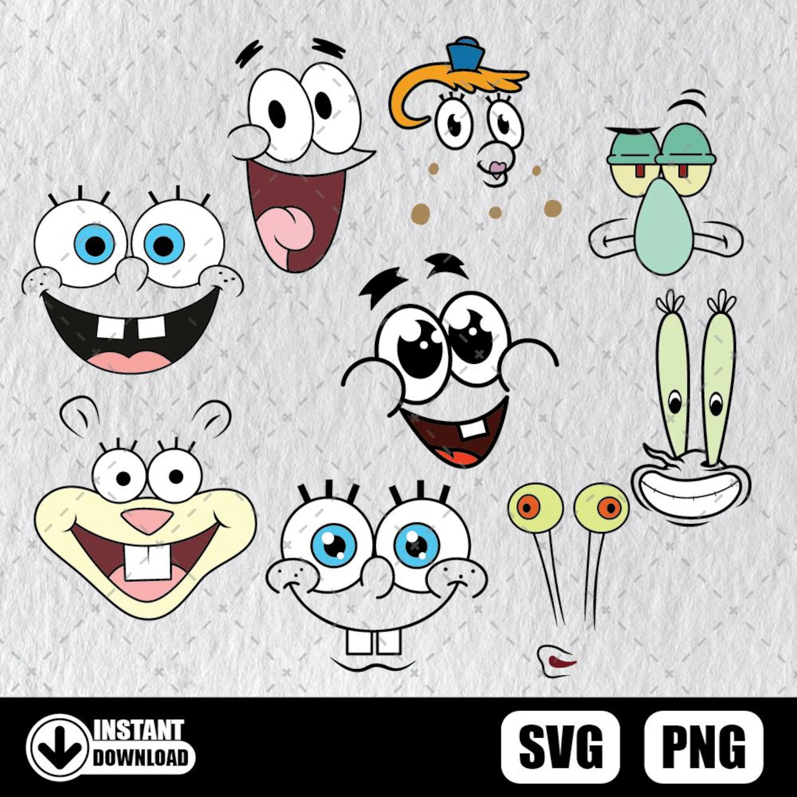 Topo de Bolo Rosto Bob Esponja Arquivo Topo de Bolo Rosto Bob Esponja - Imagem 1