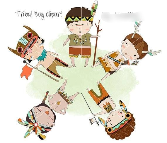 Tribal Boy Kit Digital Tribal Boy - Imagem 1