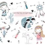 Kit Digital Tribal Clipart
