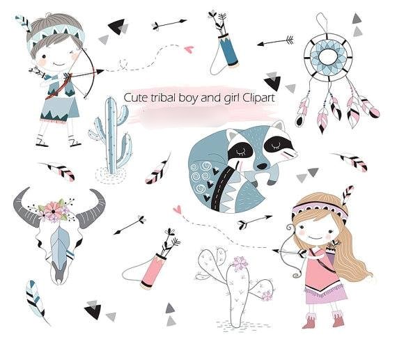 Tribalclipart Kit Digital Tribal Clipart - Imagem 1