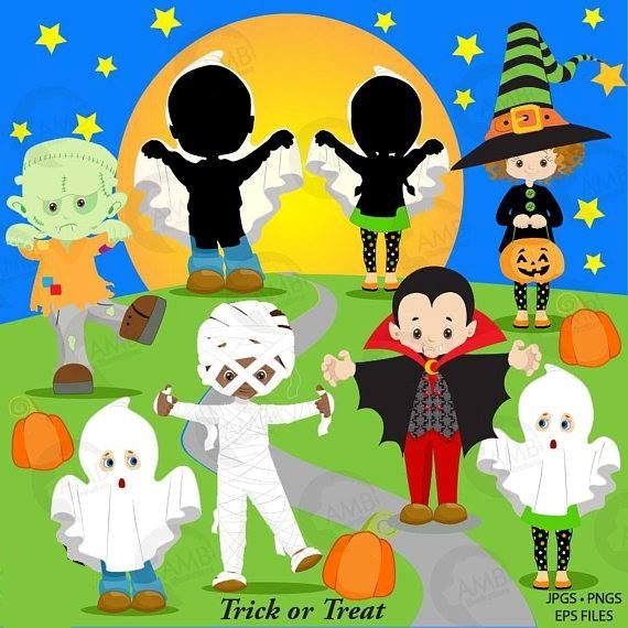Trick os Treat Kit Digital Halloween - Imagem 1