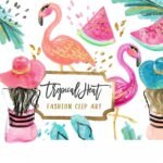 Kit Digital Papeis Tropical