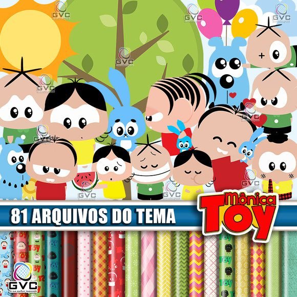 Turma da Mônica Toy-20210529T071108Z-001 Kit Digital Turma da Monica - Imagem 1