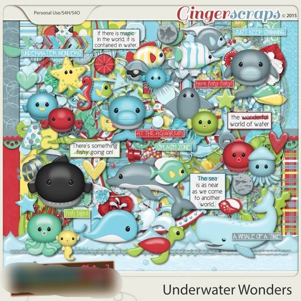 UnderwaterWonders Kit Digital Animais Sub Aquáticos - Imagem 1