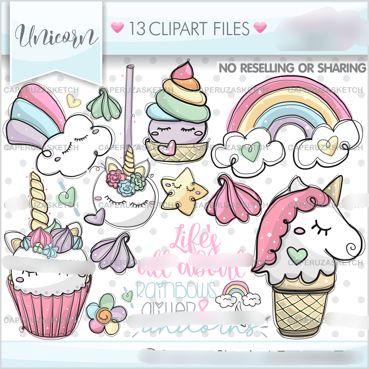 Unicornio 2 Kit Digital Doces Unicornio - Imagem 1