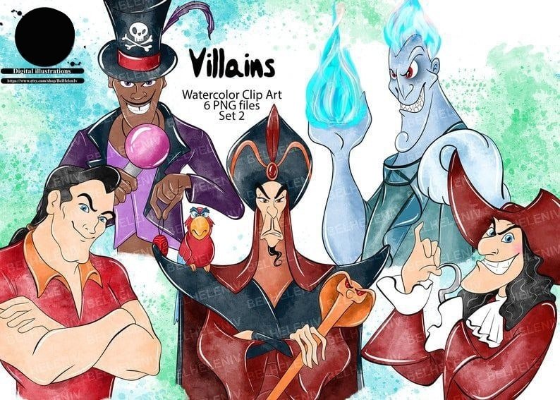 Villains Set 2 Kit Digital Villains Aladdin - Imagem 1