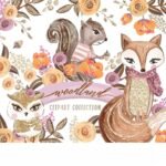 Kit Digital Floresta Clipart