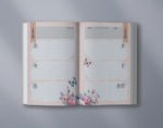 Arquivo Miolo Planner 2026 Não Datado Rosa - Costura - Imagem 4