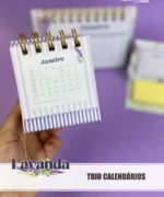 Arquivo Trio Calendário 2026 - Lavanda - Imagem 2