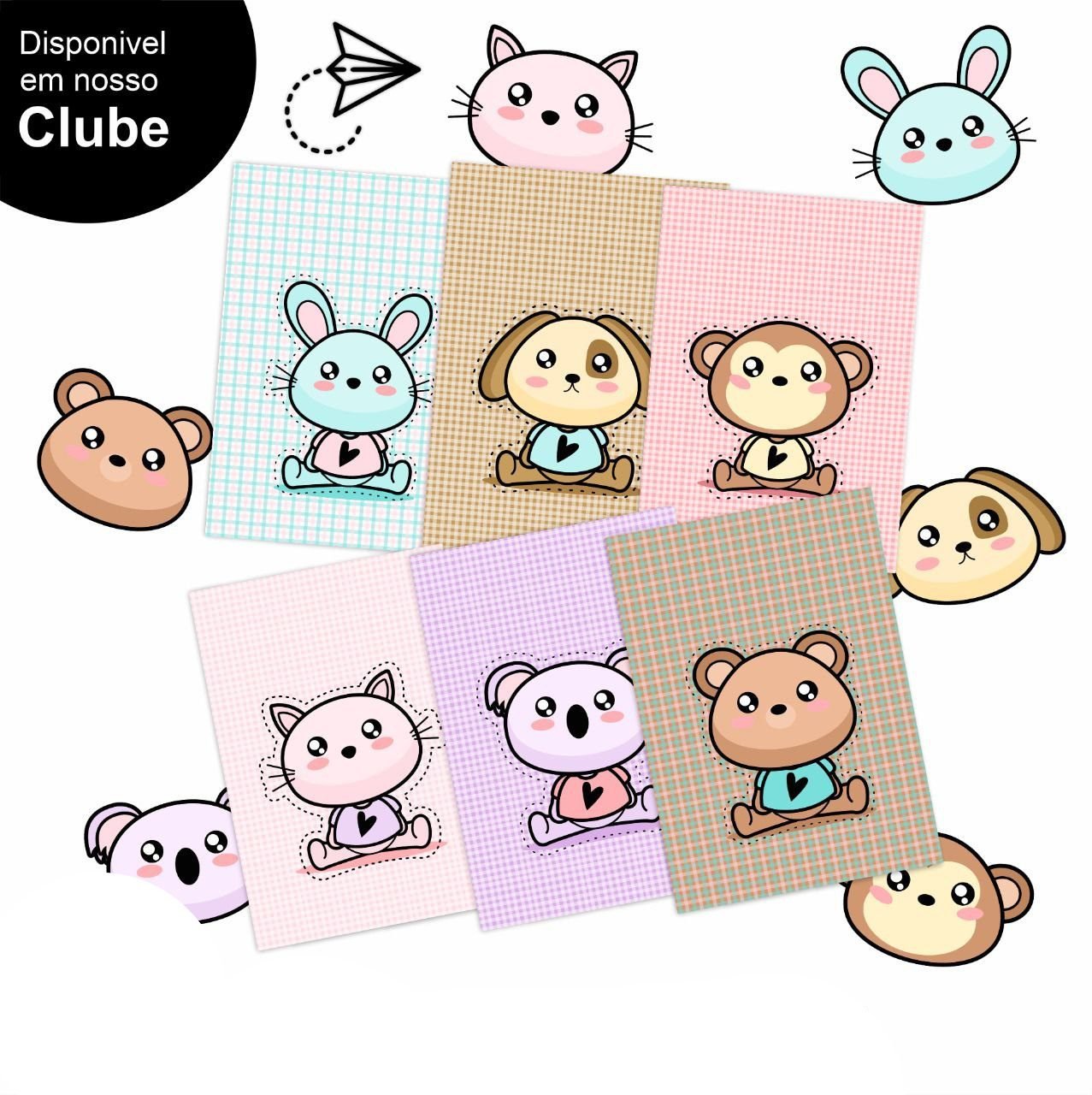 bichinhos kawai Kit Digital Bichinhos Kawai - Imagem 1