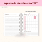 Arquivo Agenda Manicure Modelo 1 2027 - Imagem 2