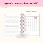 Arquivo Agenda Manicure Modelo 2 2027 - Imagem 2
