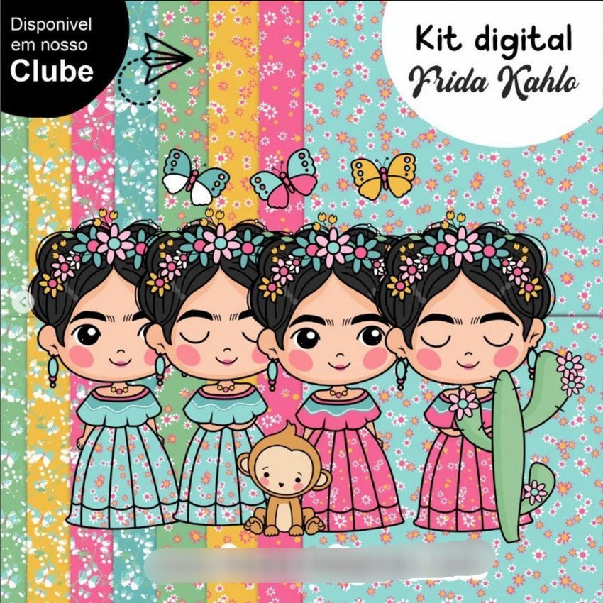 fridakahlo Kit Digital Fridakahlo - Imagem 1