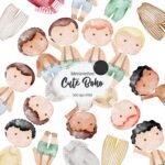 Kit Digital Boho Baby Meninas