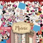 Kit Digital Papeis Minnie Confeitaria