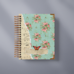 Arquivo caderno vintage verde agua wireo 2026 - Imagem 3