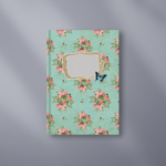 Arquivo Caderno vintage verde agua costura 2026 - Imagem 3