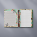 Arquivo caderno vintage verde agua wireo 2026 - Imagem 2