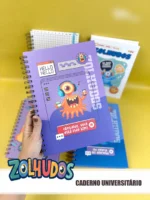Arquivo Escolar 2026 - Combão Encadernação Menina e Menino - Imagem 2