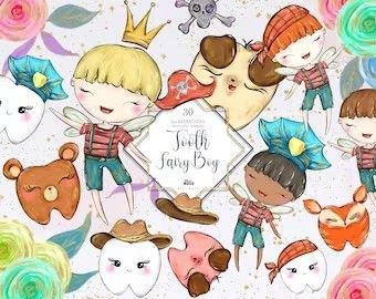 toothfairyboy3 Kit Digital Fadinha dos Dentes Meninos - Imagem 1