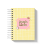 Arquivo Agenda Escolar 2026 – Rosa com amarelo (A5) – 1 e 2DPP - Imagem 3
