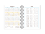 Arquivo Agenda Escolar 2026 – Azul com amarelo (A5) – 1 e 2DPP - Imagem 5
