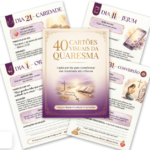 Arquivo 40 Cartões Visuais da Quaresma