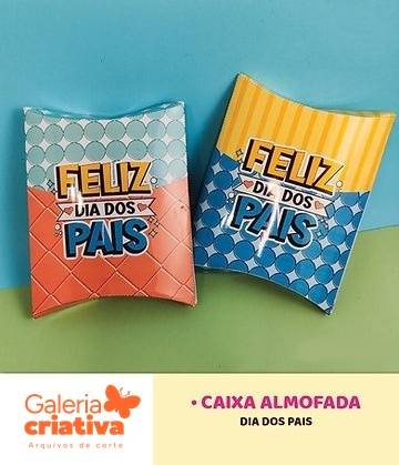 1 - ALMOFADA Arquivo Dia dos Pais Caixa Almofada - Imagem 1