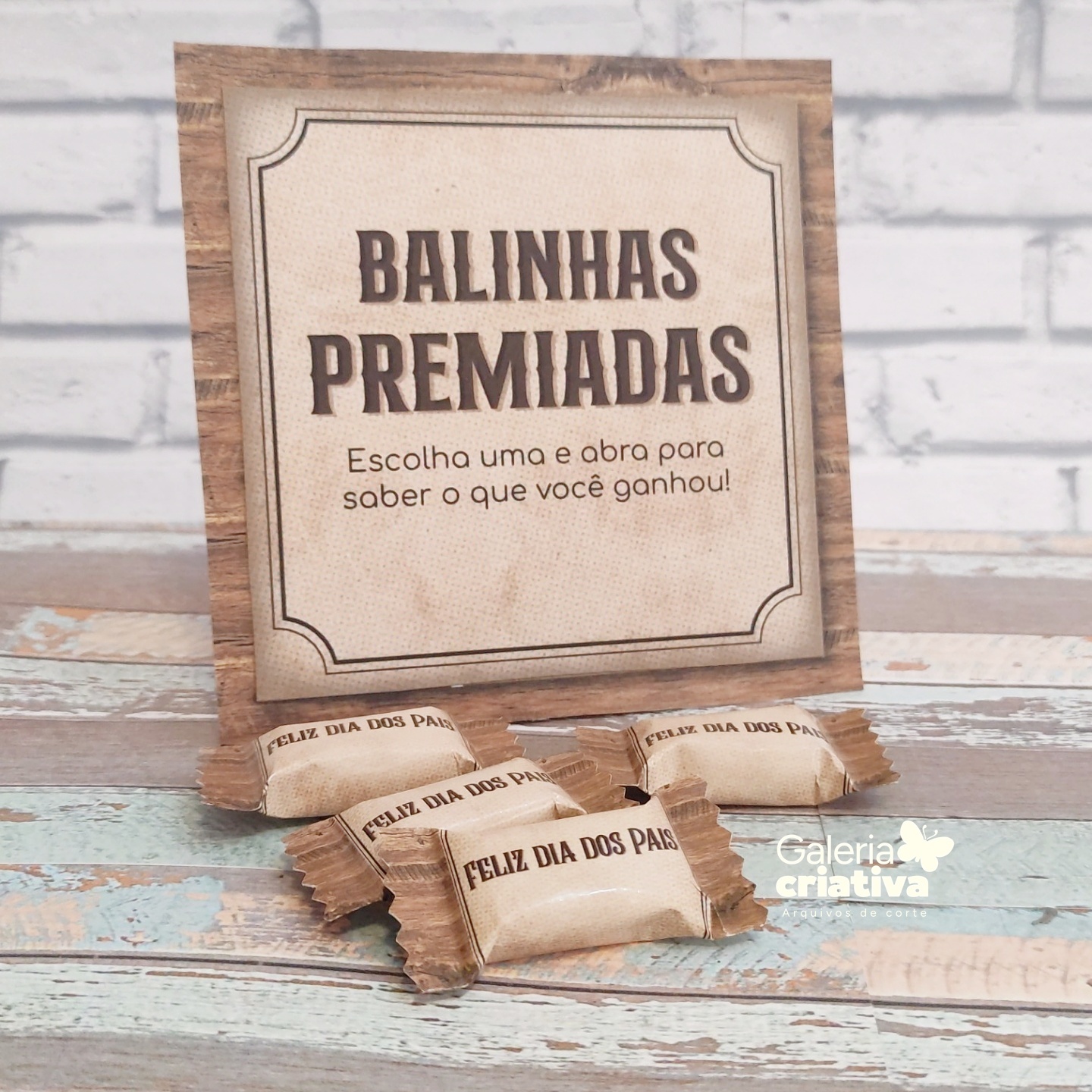 1 - BALINHAS Arquivo Dia dos Pais Cristão Balinhas Bençãos - Imagem 1