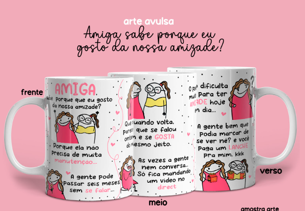 1-Caneca Amiga sabe porque eu gosto da nossa amizade Arquivo caneca amiga sabe porque eu gosto da nossa amizade? - Imagem 1