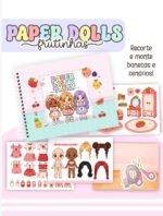 Arquivo Pack Paper Dolls Bonequinhas - Versão Colorida - Imagem 5