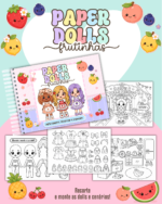Arquivo Pack Paper Dolls - Versão Para Colorir - Imagem 21