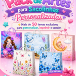 Arquivo Pack Sacolinhas Personalizadas