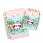 Arquivo Preguicinha Cute - Caderno Pautado A + Bloquinho A6 + Extras - Imagem 2