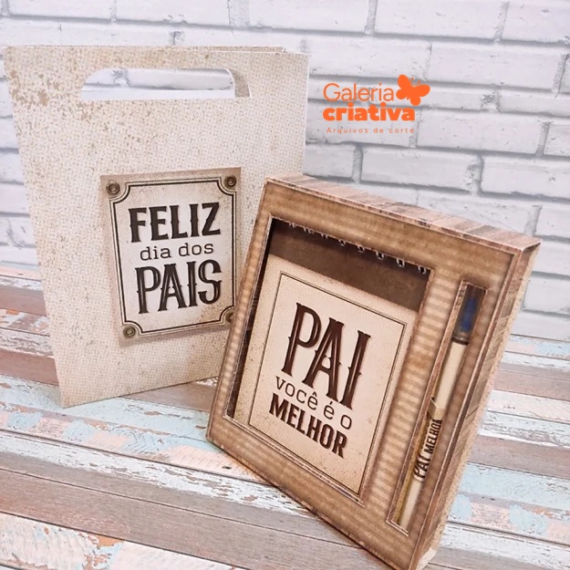 10 - KIT BLOQUINHO Arquivo Dia dos Pais Cristão Kit Bloquinho - Imagem 1