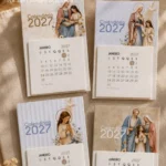 Arquivo Mini Calendário 2027 - Imã de Geladeira Santa Ana e São Joaquim