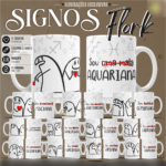 Arquivo Pack Canecas Flork Signo Cute