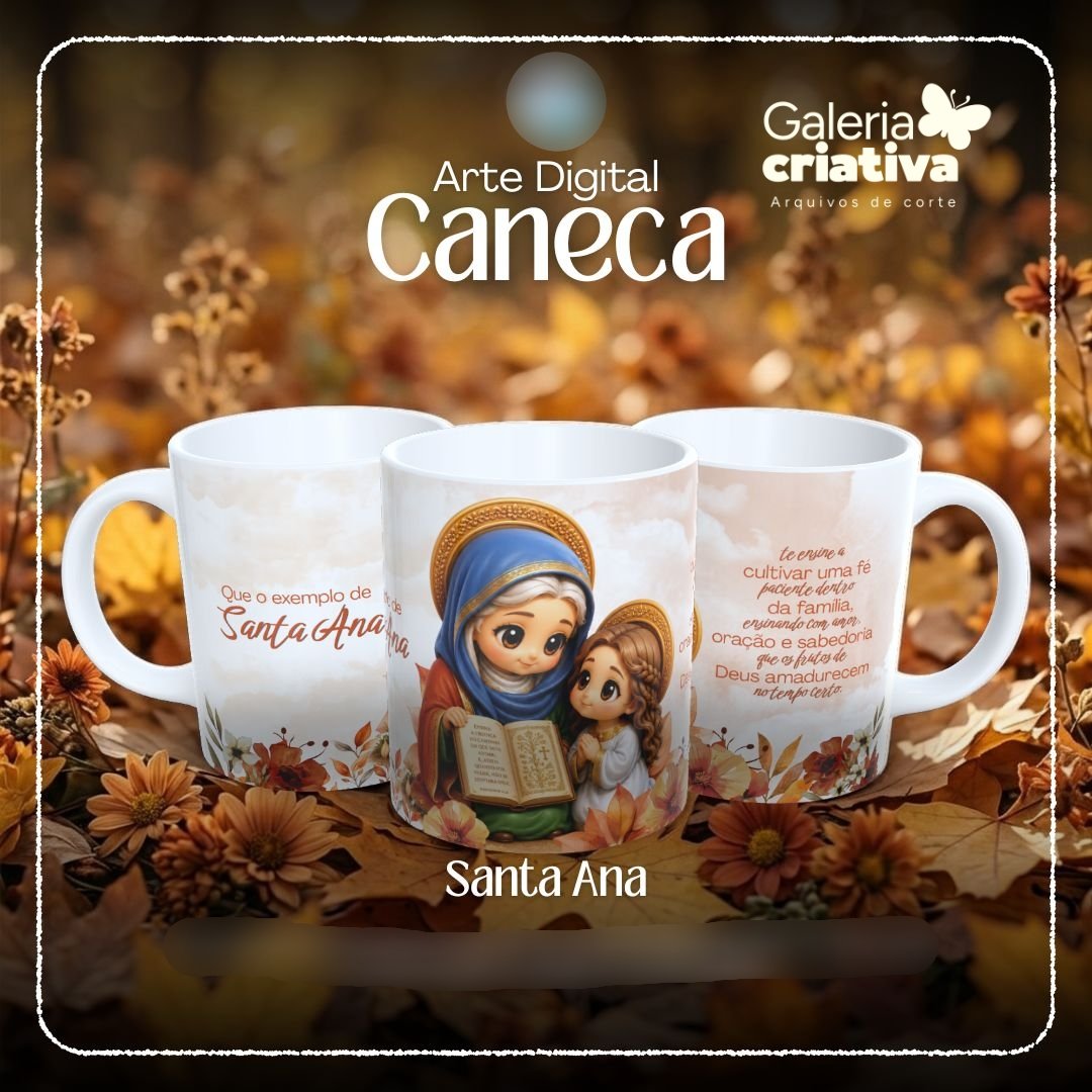 10-Santa Ana Arquivo Caneca Santa Ana - Imagem 1