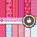 Kit Digital Papeis American Girls
